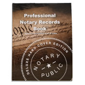 Professional notary journal