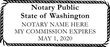 Washington Notary Stamp