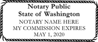 Washington Notary Stamp