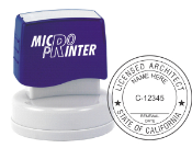 California Pre-Inked Architect Seal