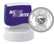 Round Notary Seal, Round Notary Stamp, California Round Notary Seal