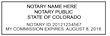 CO-NOT-1 - Colorado Notary Stamp