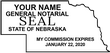 NE-NOT-2 - Nebraska Notary Stamp 2 - State Outline