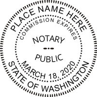 Washington Notary Seal