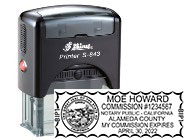 California self-inking notary seal